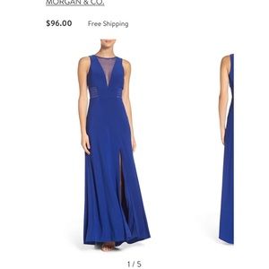 Blue Formal Dress (Morgan & Co) - worn once